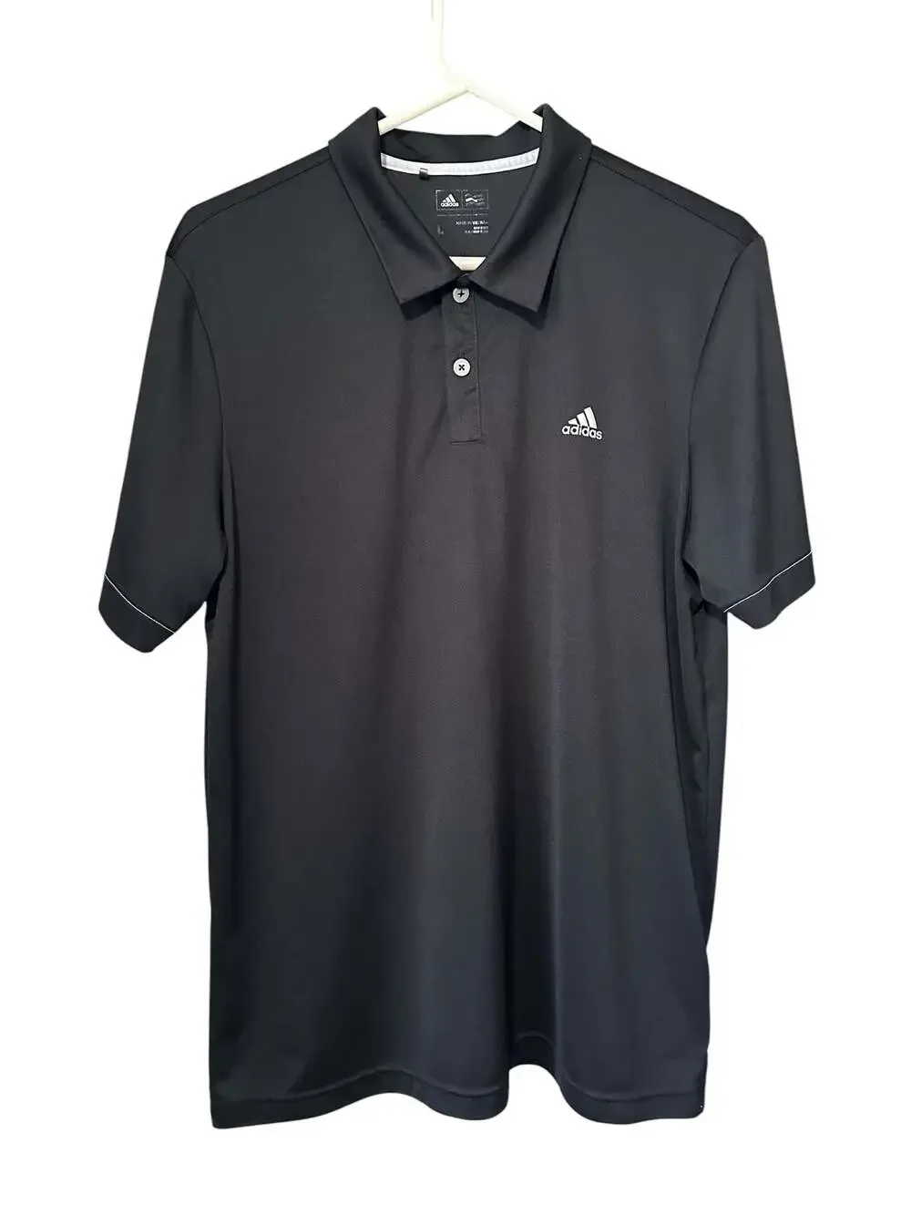 Adidas Climacool Performance Golf Polo Shirt Black